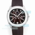Swiss Grade 1 Patek Philippe Chocolate Aquanaut Luce 5261 Annual Calendar Watch 